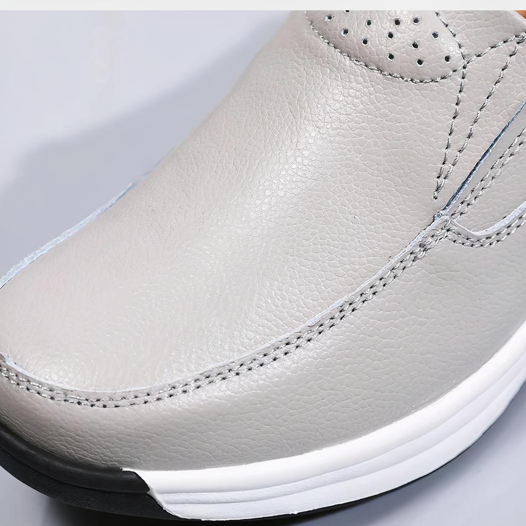 Mocassins orthopédiques à semelle compensée pour femme