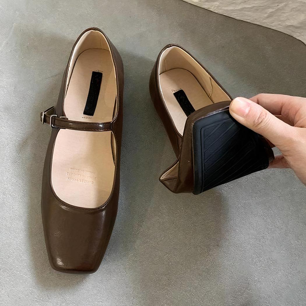 Mocassin ballerine décontracté à bride