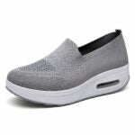 Mocassins souples respirants en tissu pour femme