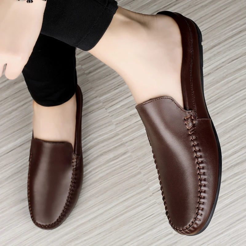 Mule en cuir pour homme
