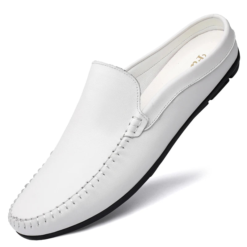 Mule en cuir pour homme