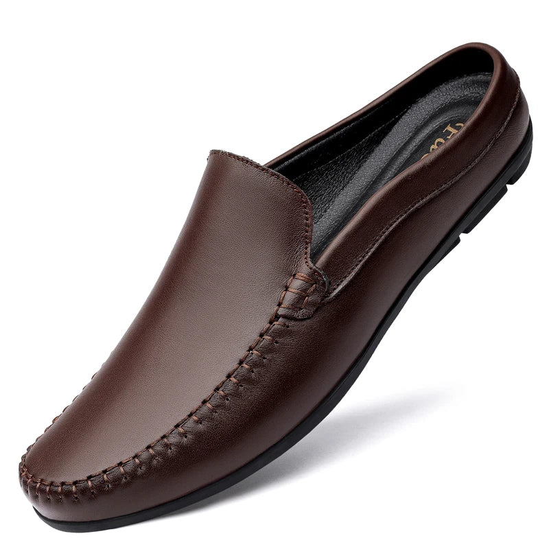 Mule en cuir pour homme