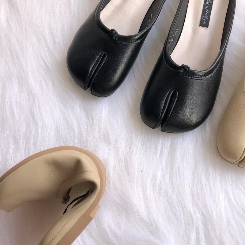Ballerines plates mocassins tabi