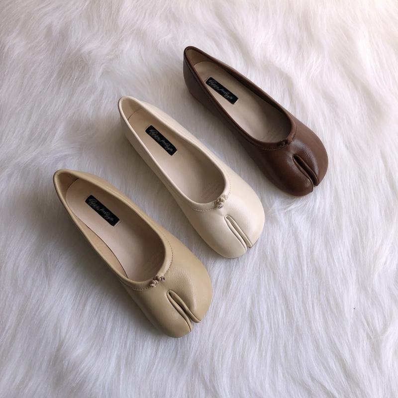 Ballerines plates mocassins tabi