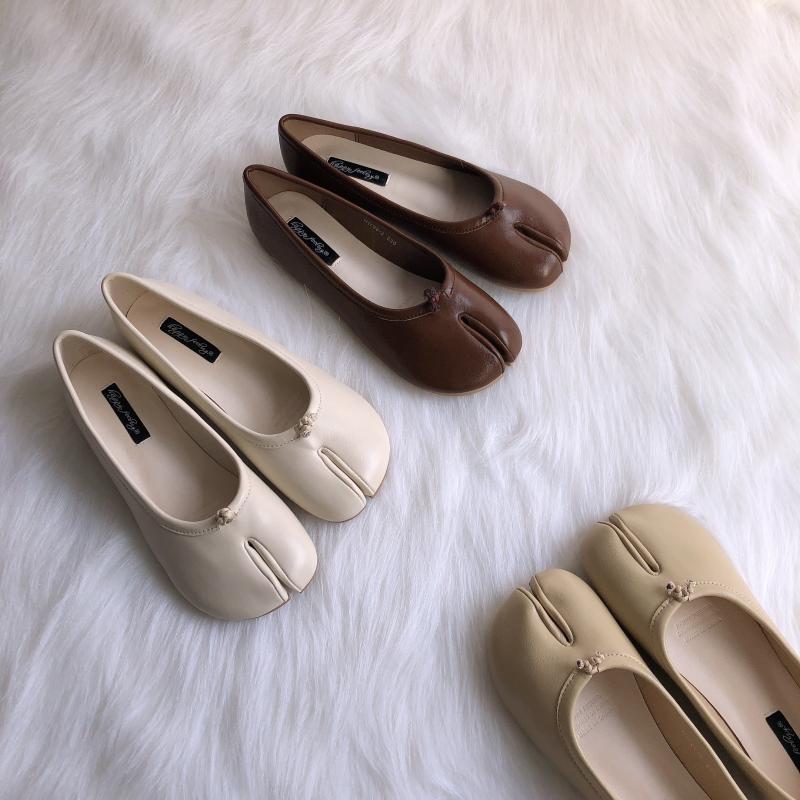 Ballerines plates mocassins tabi