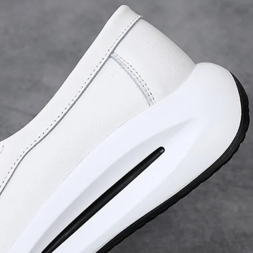 Mocassins compensés à semelle épaisse pour femme