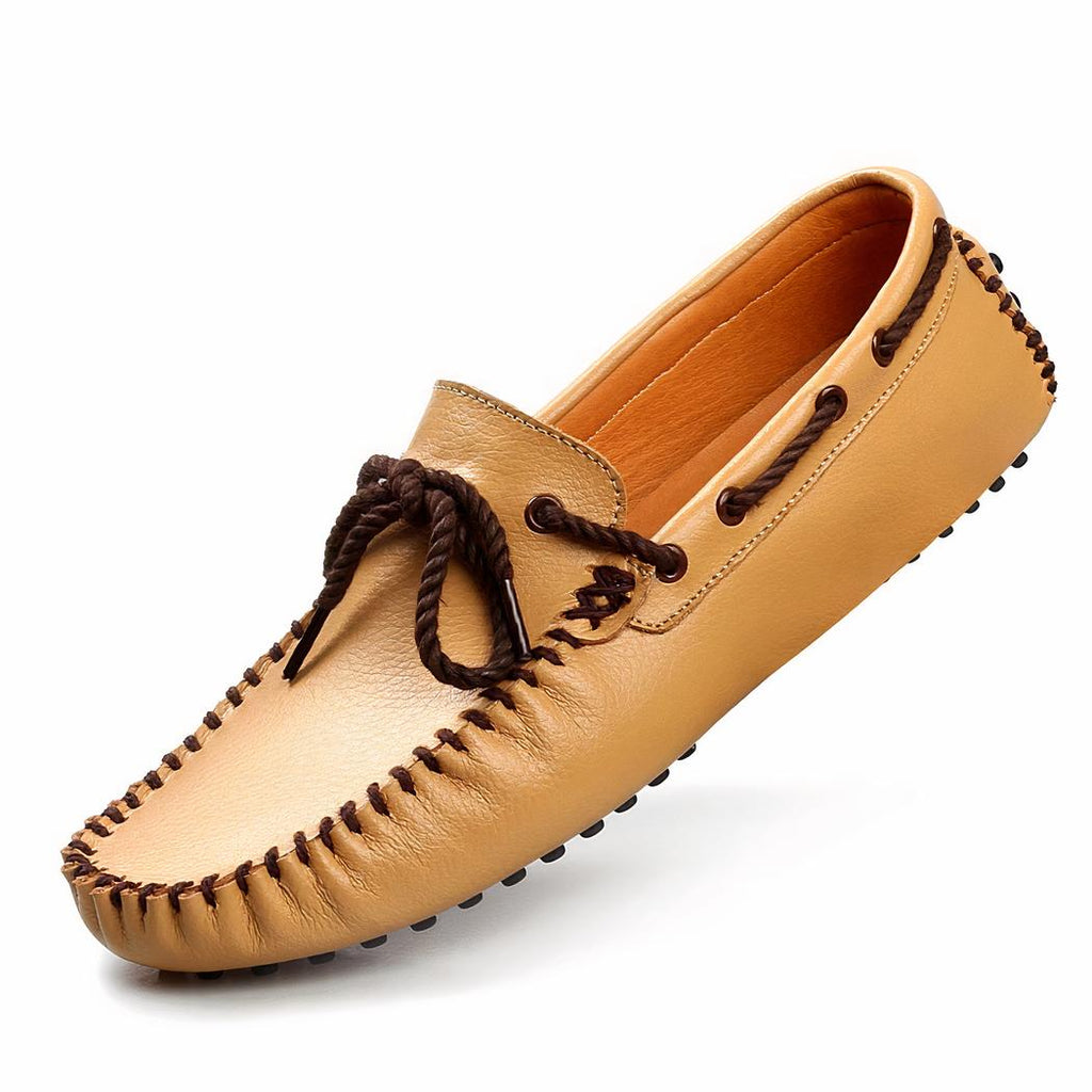 Mocassins bateau vintage pour homme