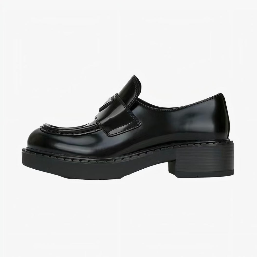 Mocassins à petit talon épais pour femme