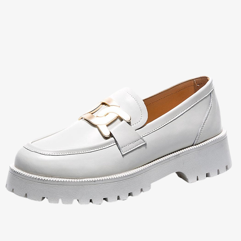 Mocassins sophistiqués à plateforme pour femme
