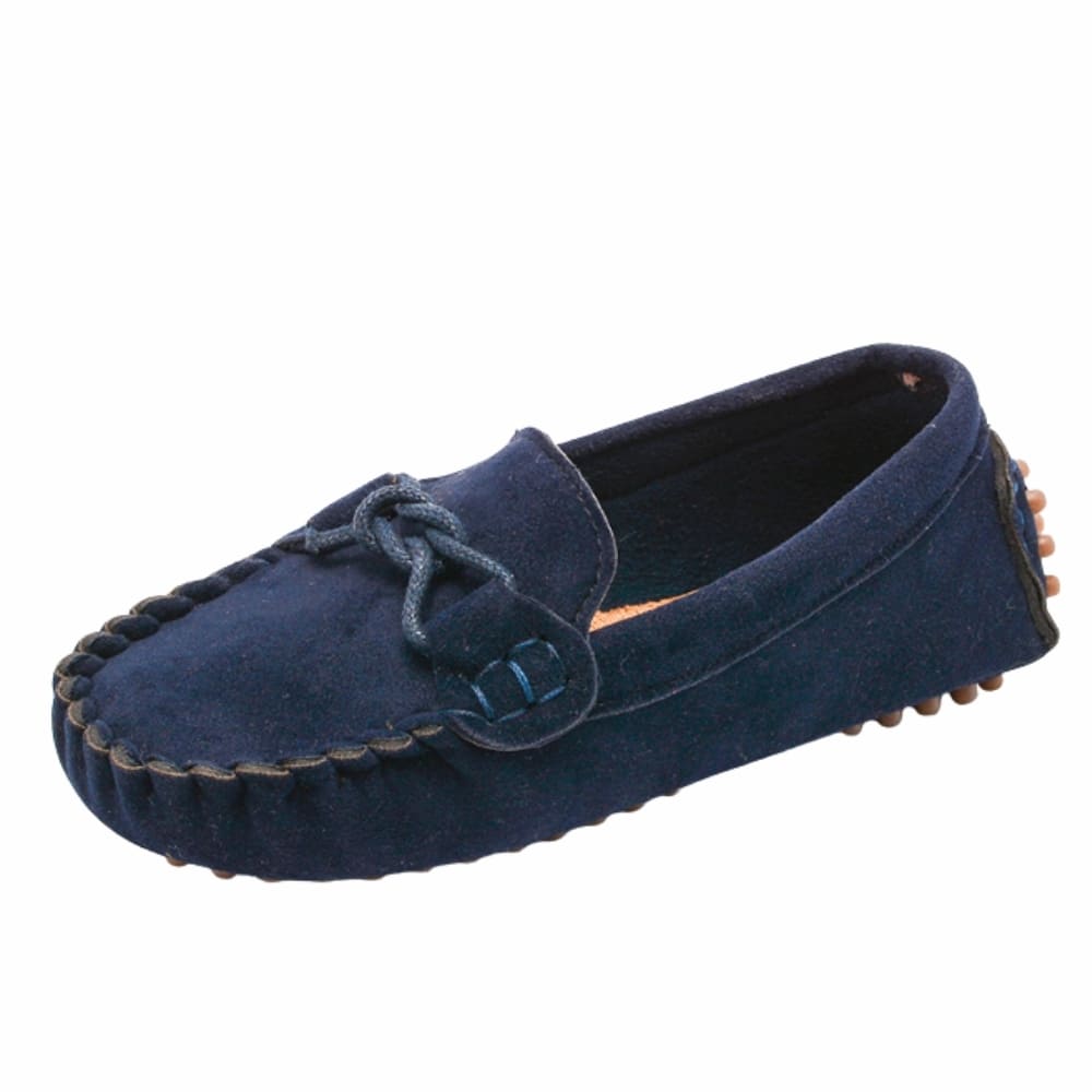Mocassins souples en daim pour garçons