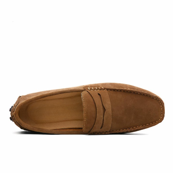 Mocassins souples en daim pour hommes