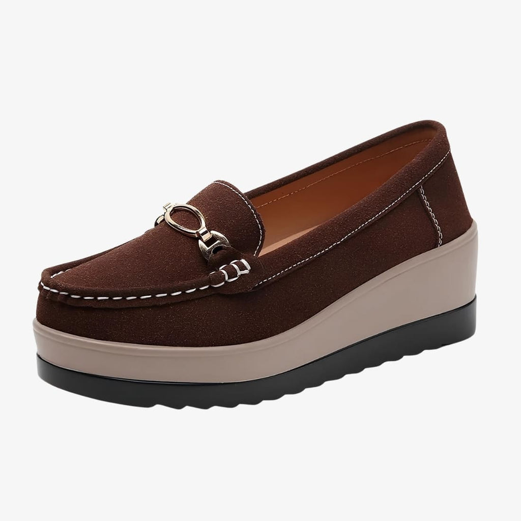 Mocassins à plateforme confortable pour femme