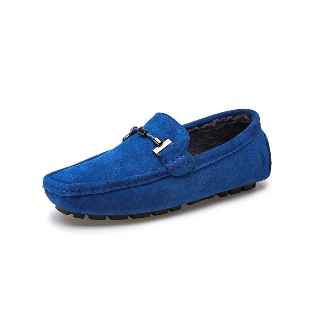Mocassins en daim doublés pour homme