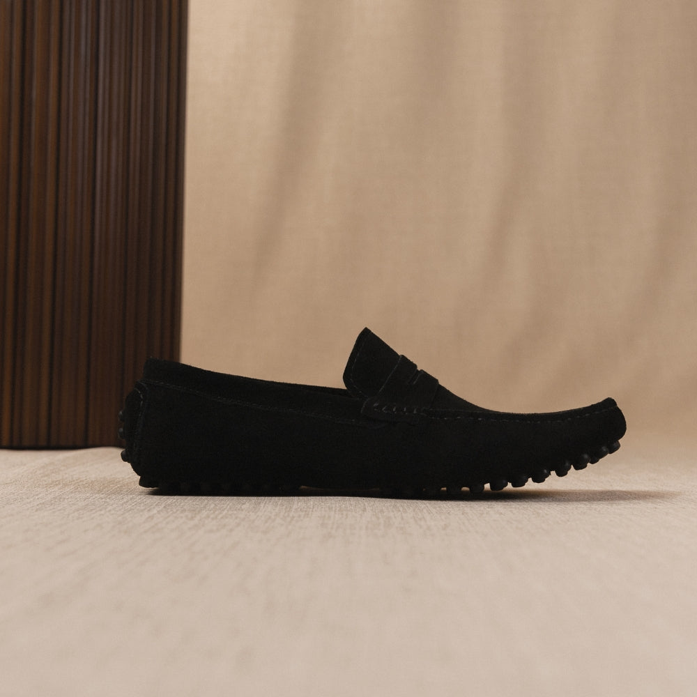Classico - Mocassins driver en daim premium pour homme