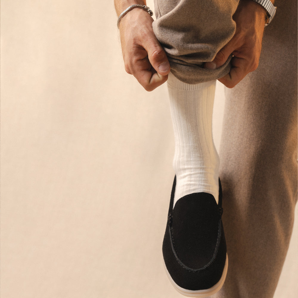 Yacht - Mocassins premium en daim véritable pour homme
