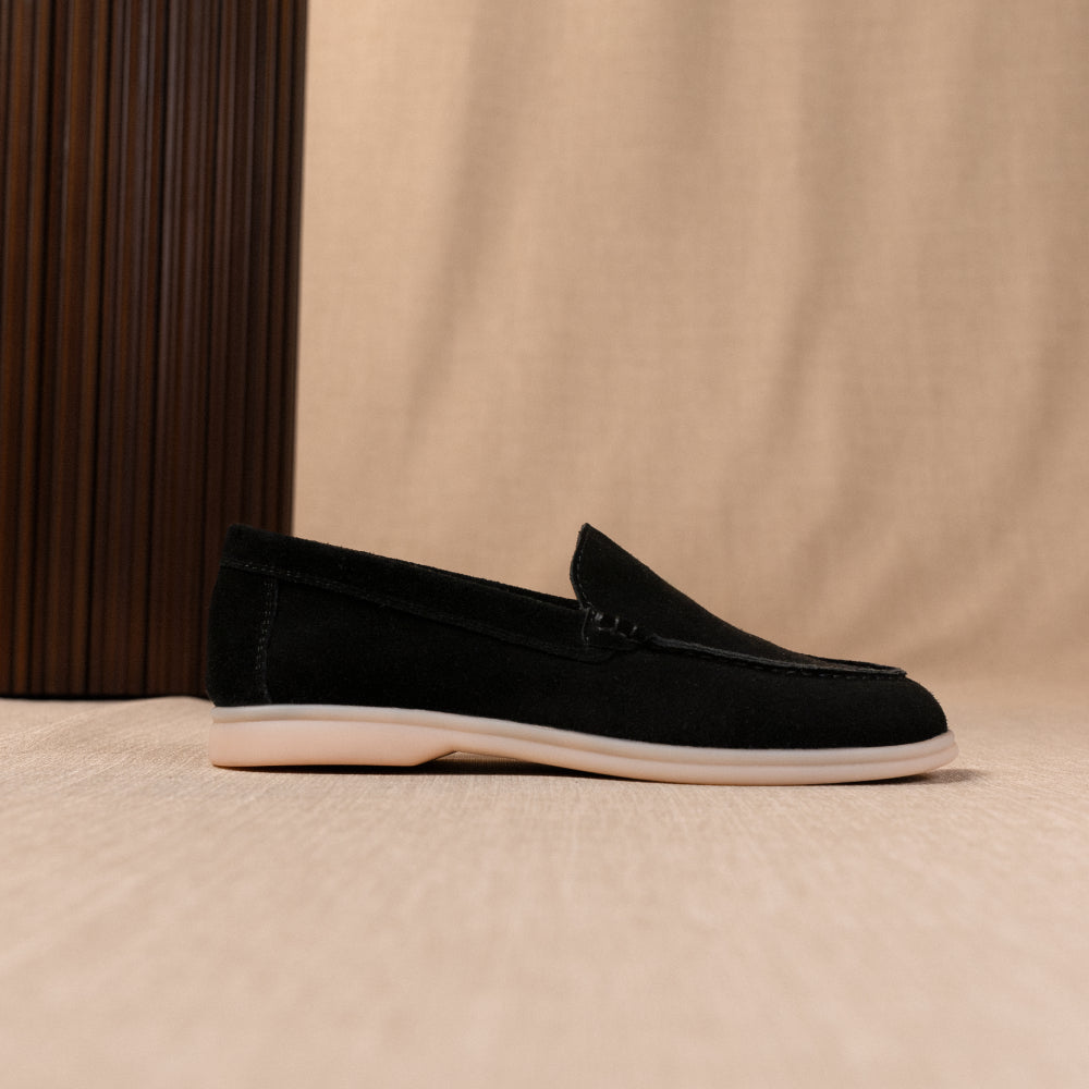 Yacht - Mocassins premium en daim véritable pour homme
