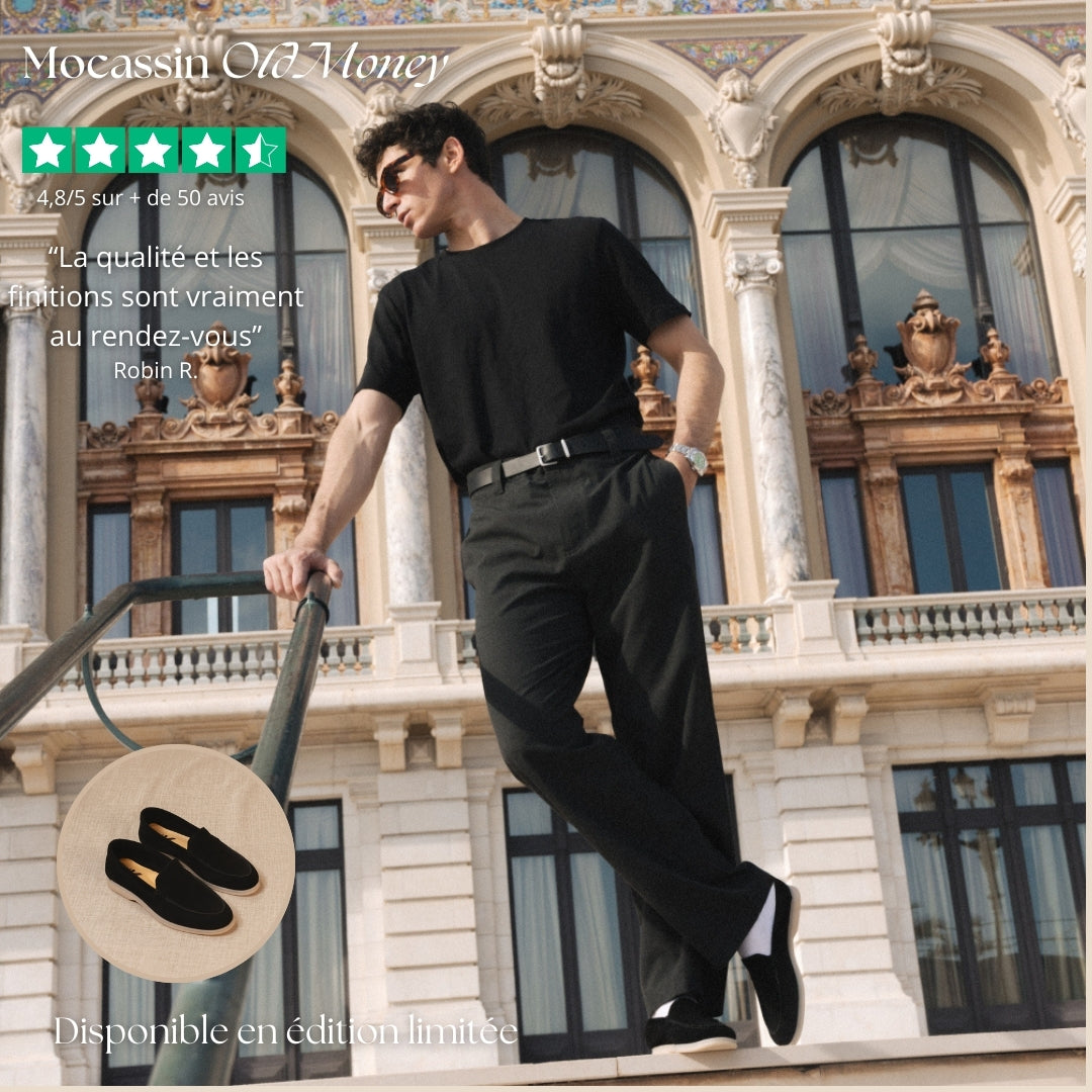 Yacht - Mocassins premium en daim véritable pour homme