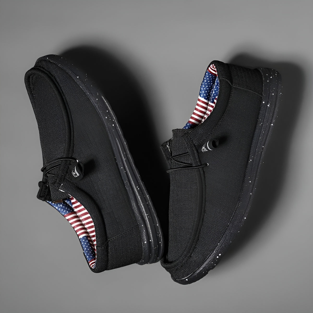 Mocassins d'été en tissu pour homme