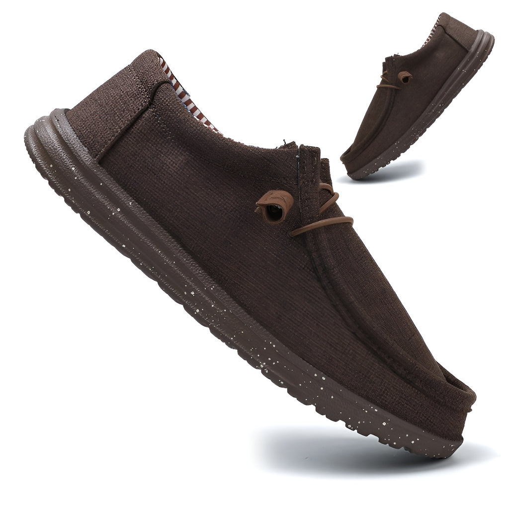 Mocassins d'été en tissu pour homme
