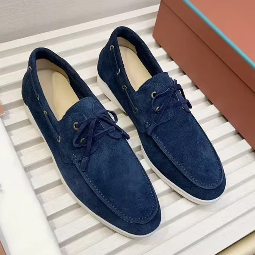 Mocassin bateau en daim chic