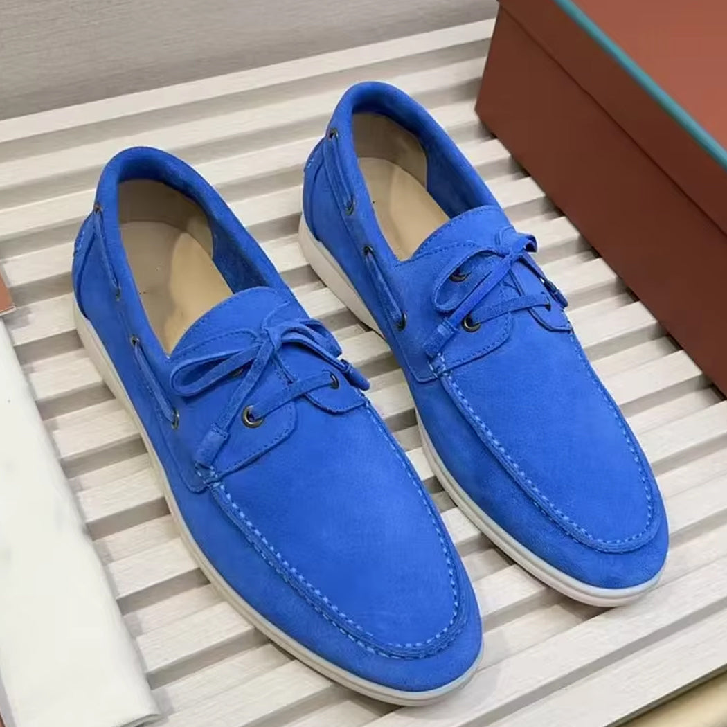 Mocassin bateau en daim chic