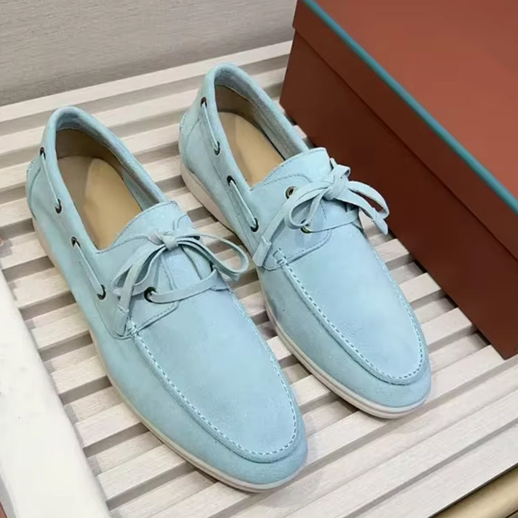 Mocassin bateau en daim chic