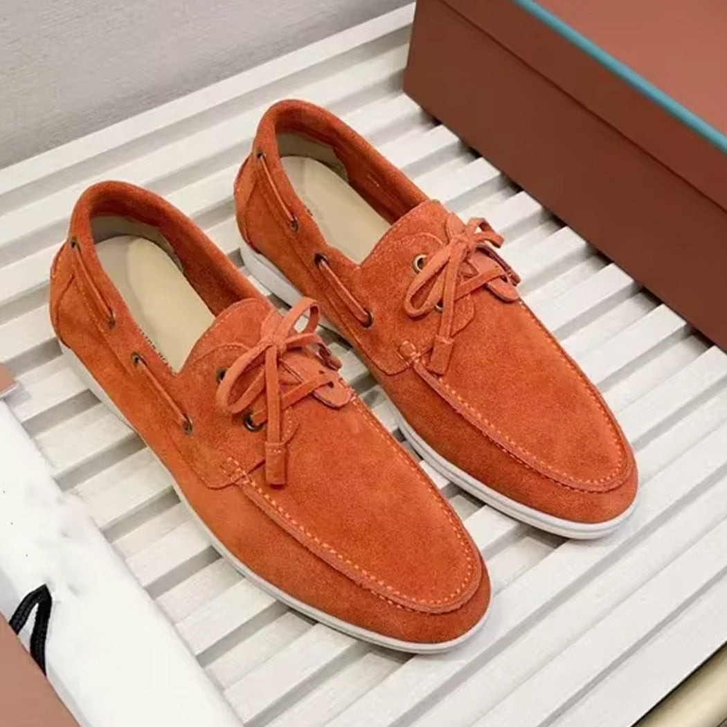 Mocassin bateau en daim chic