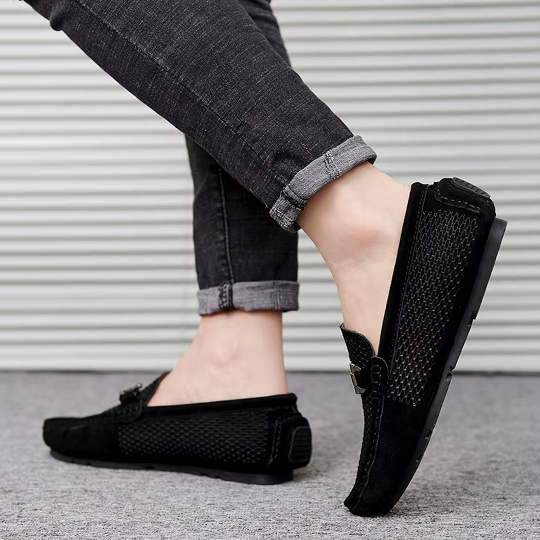 Mocassin style bateau respirant pour homme