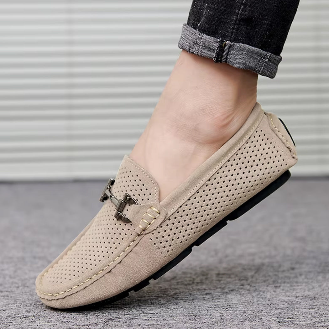 Mocassin style bateau respirant pour homme