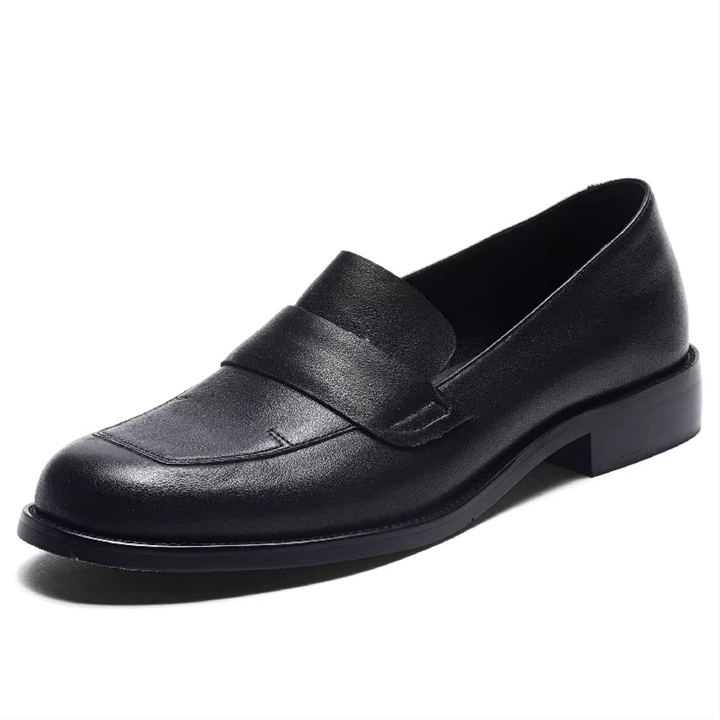 Mocassin classique élégant en cuir pour femme
