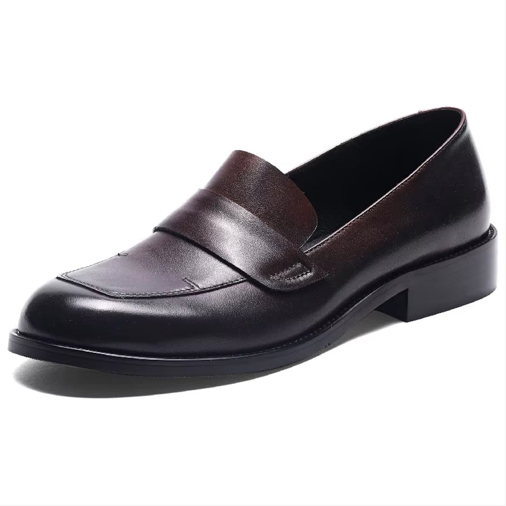 Mocassin classique élégant en cuir pour femme