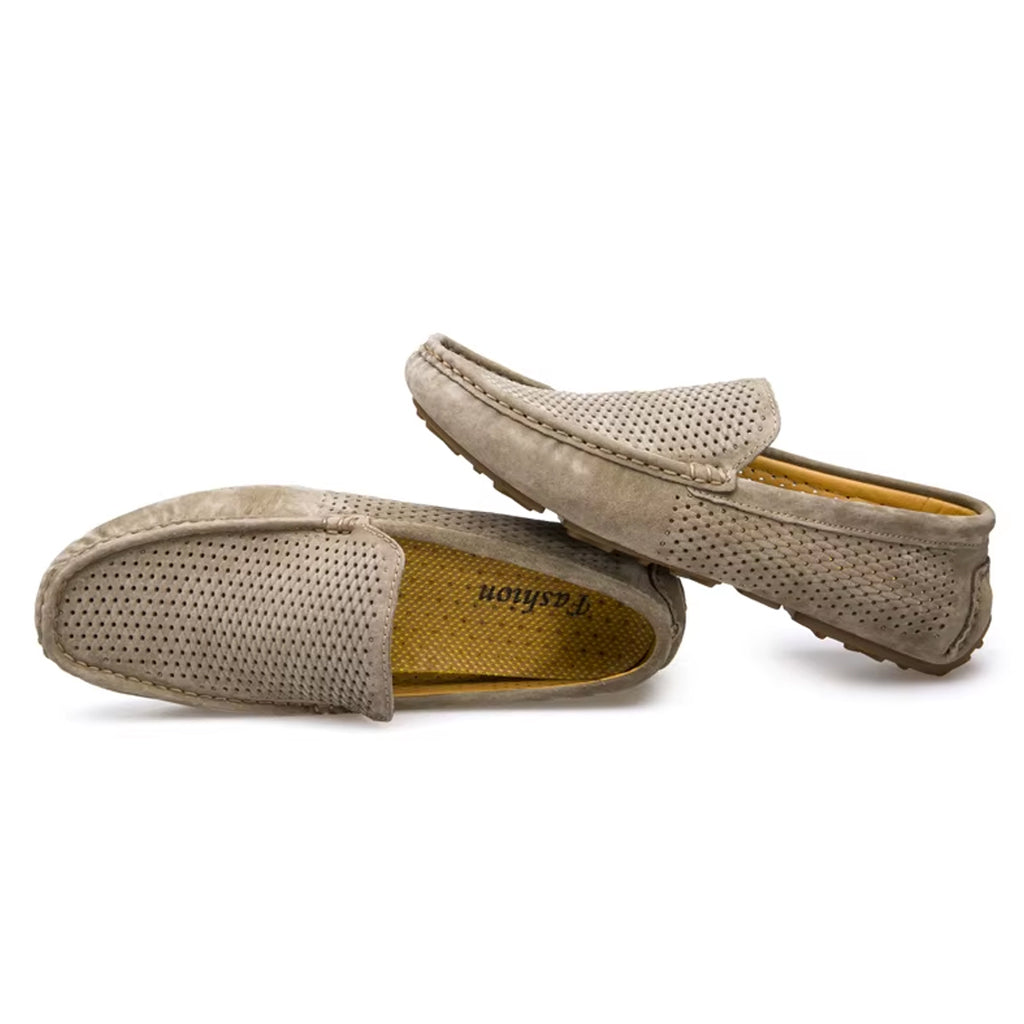 Mocassin en daim d’été pour homme
