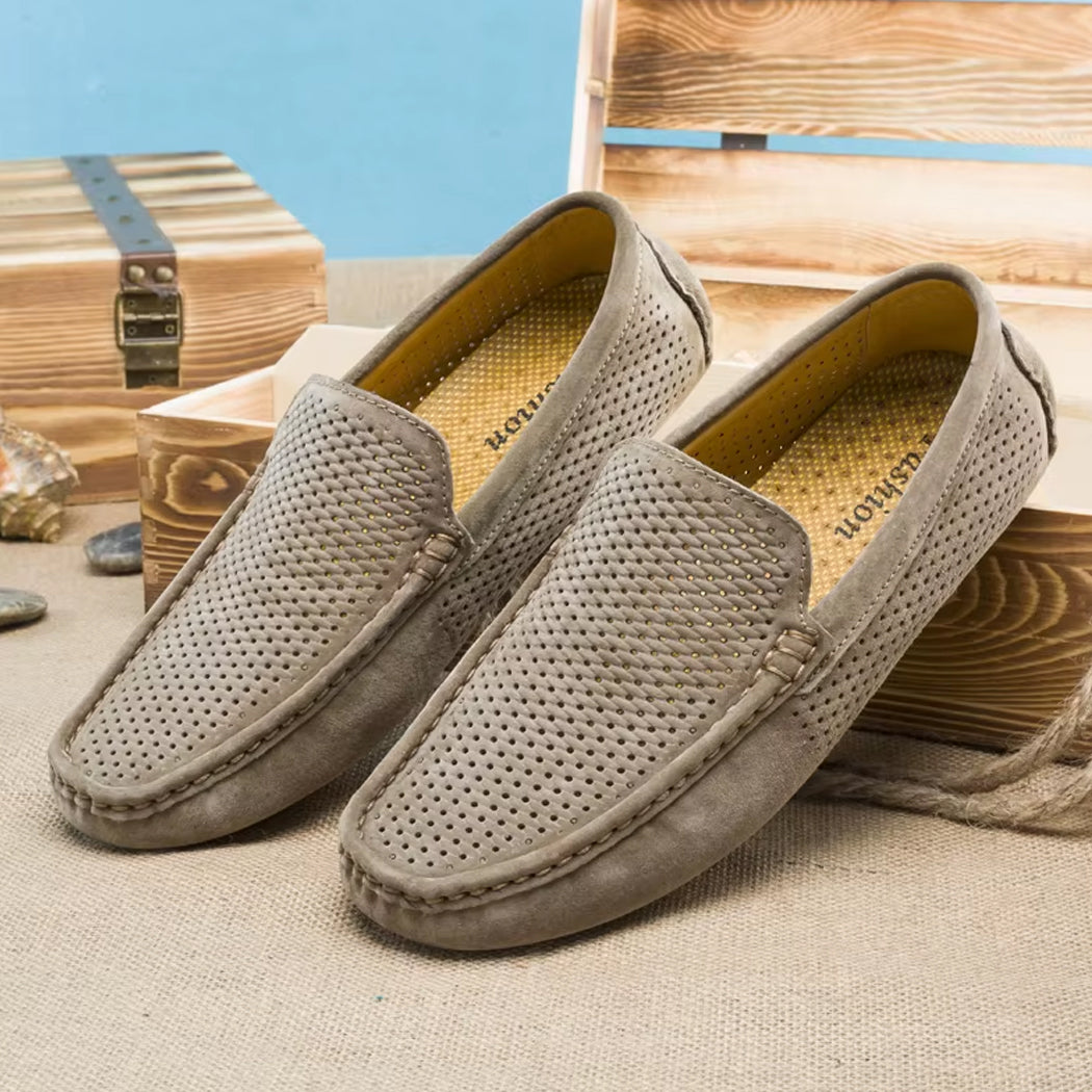 Mocassin en daim d’été pour homme