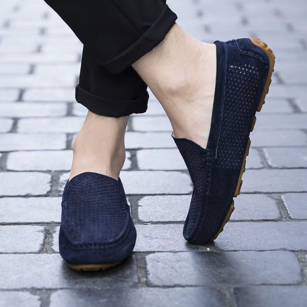 Mocassin en daim d’été pour homme