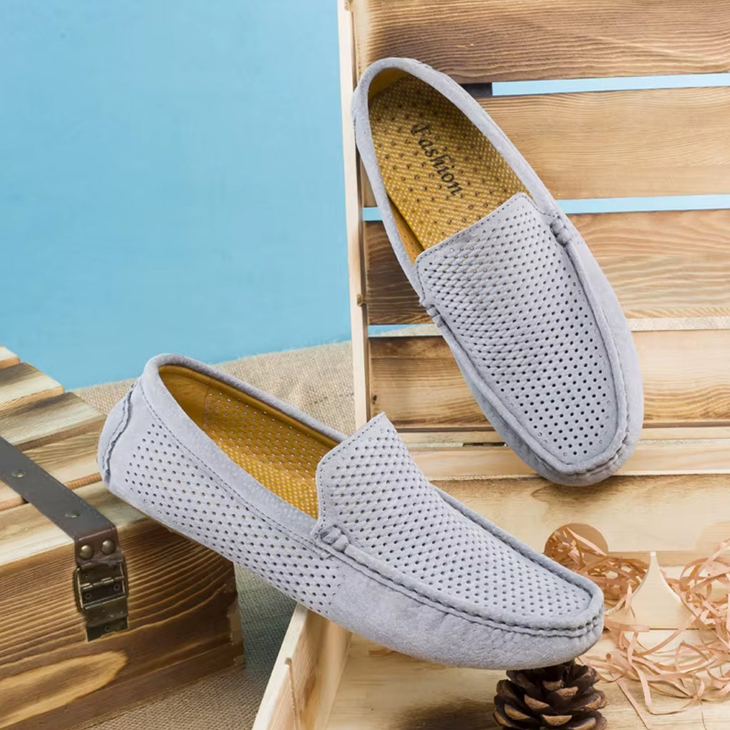 Mocassin en daim d’été pour homme