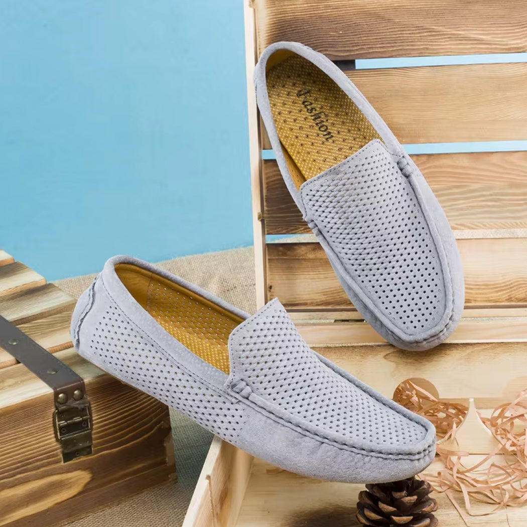 Mocassin en daim d’été pour homme