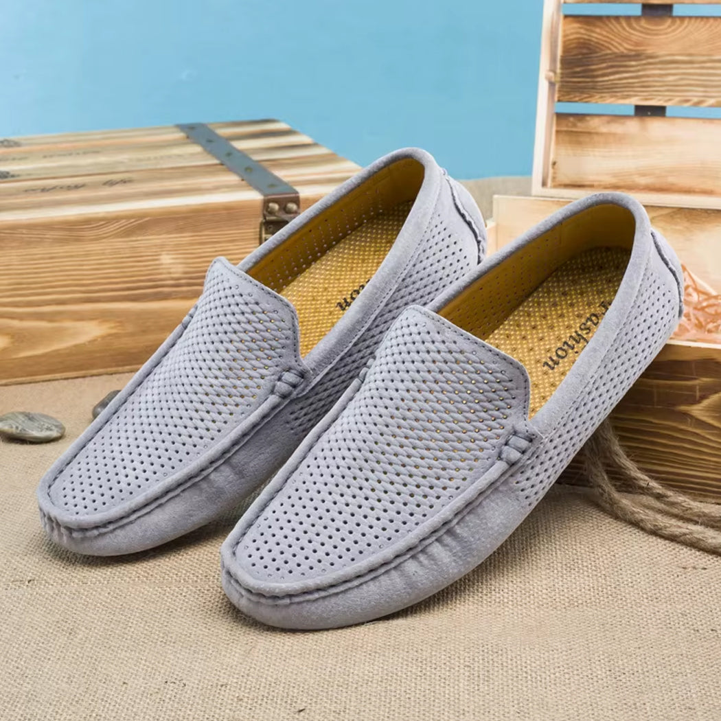 Mocassin en daim d’été pour homme