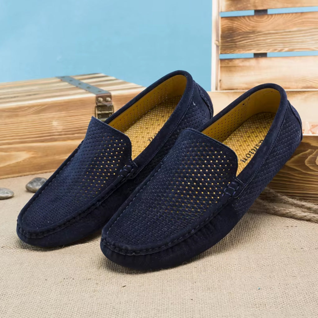 Mocassin en daim d’été pour homme