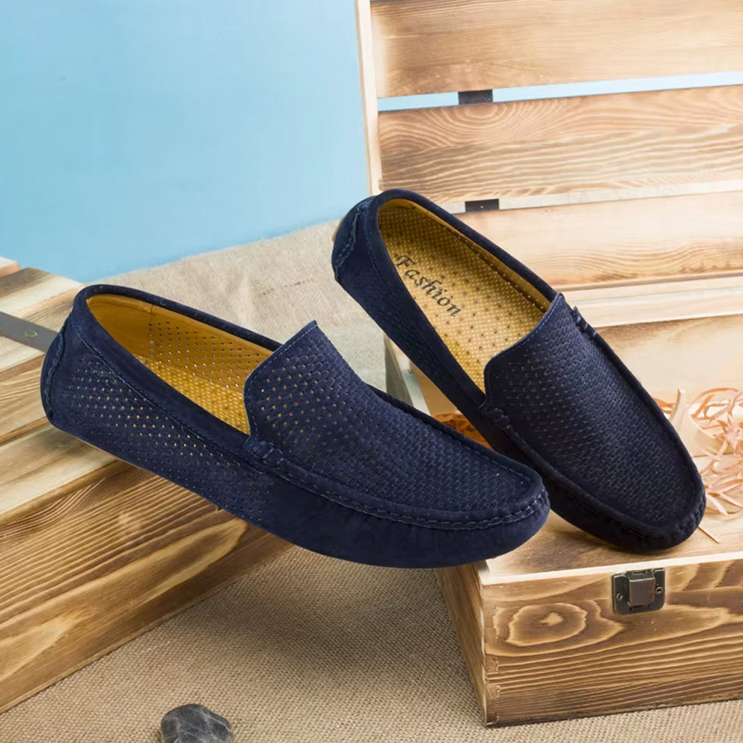 Mocassin en daim d’été pour homme