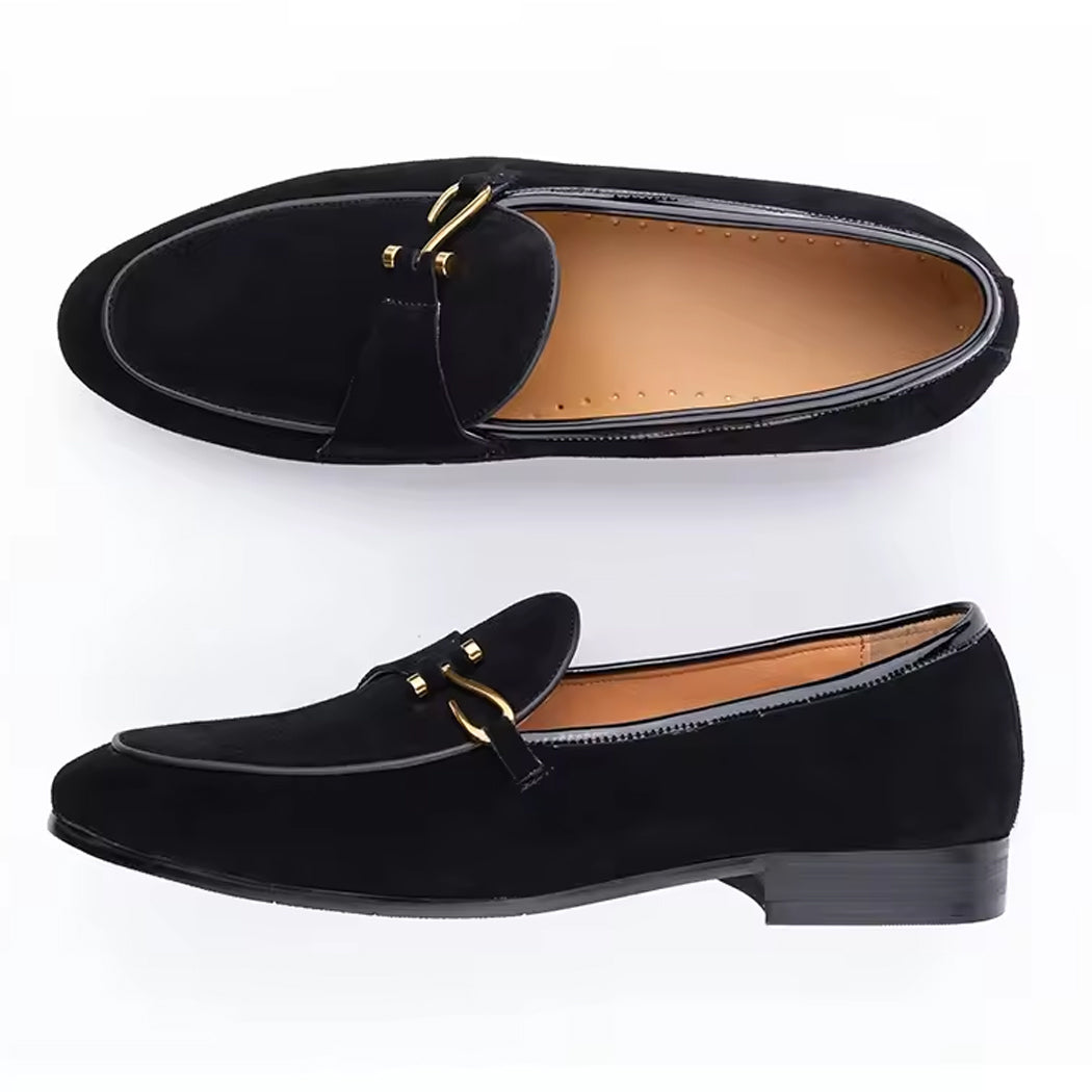 Mocassin élégant en daim pour homme