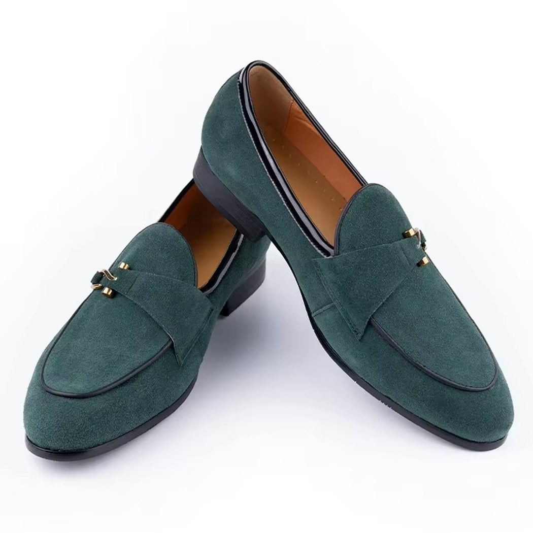 Mocassin élégant en daim pour homme