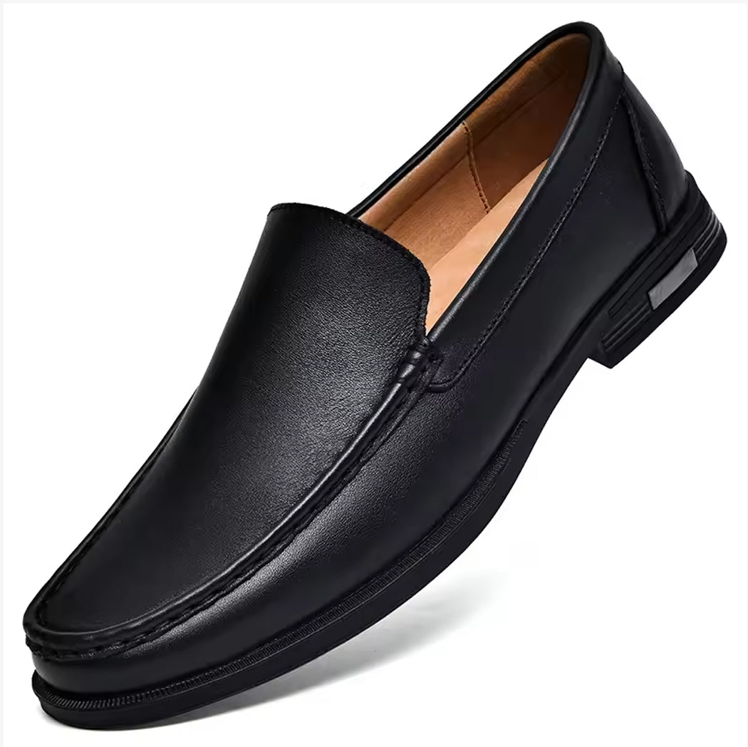 Mocassin casual en cuir pour homme
