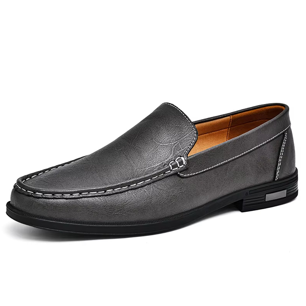 Mocassin casual en cuir pour homme