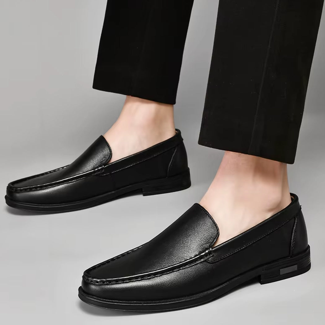 Mocassin casual en cuir pour homme