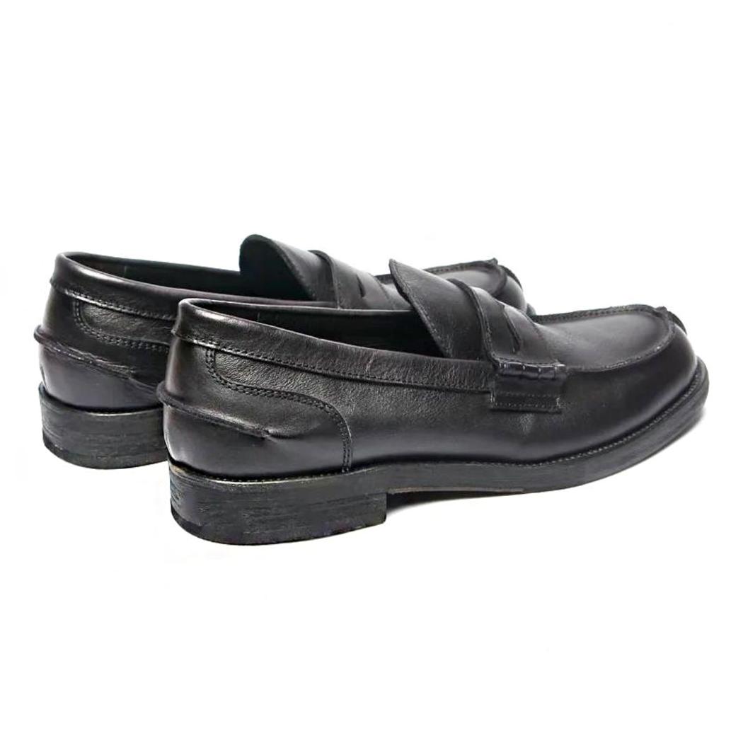 Mocassins en cuir véritable marron ou noir pour homme