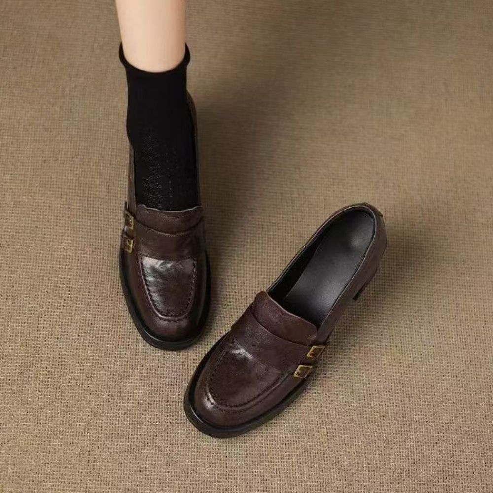 Mocassins à talons hauts pour femmes