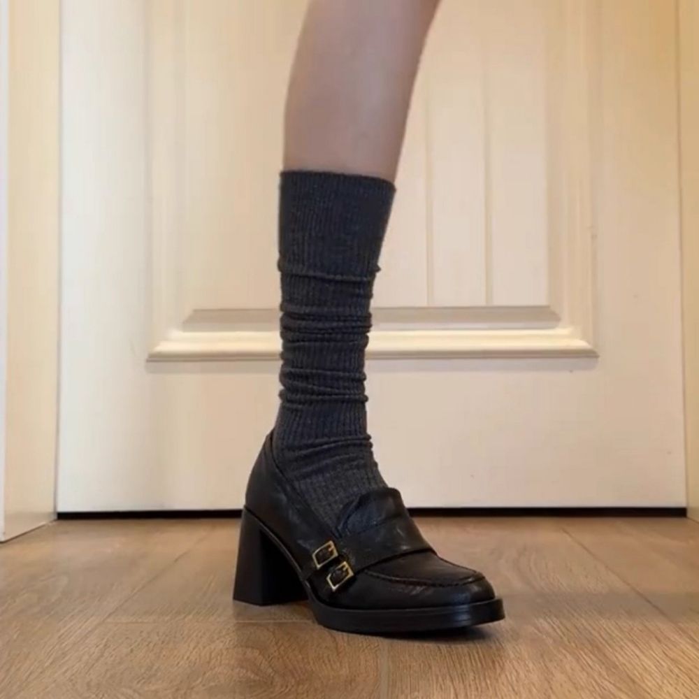 Mocassins à talons hauts pour femmes