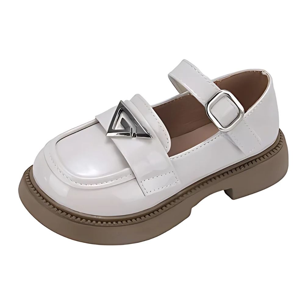 Mocassins brillants à bride pour fille