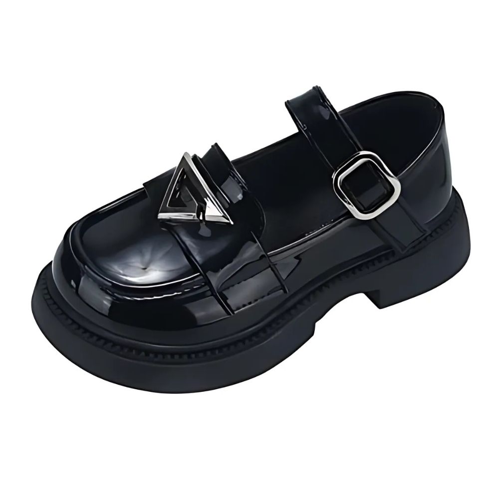 Mocassins brillants à bride pour fille