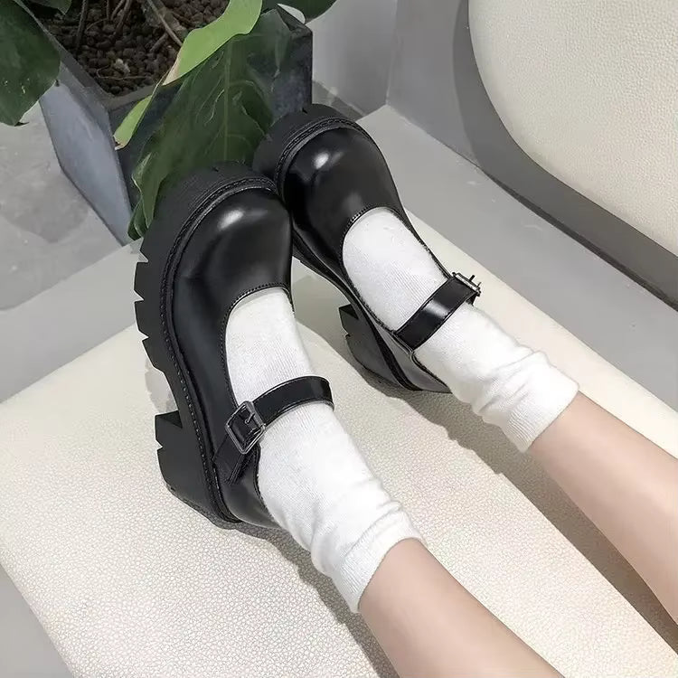 Mocassins Chunky Mary Jane à semelles épaisses